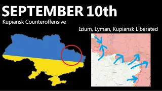 Ukraine reached Lysychansk! Kupiansk, Izium, Liberated! (September 10th, Kupiansk Counteroffensive)