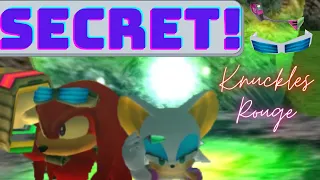 Knuckles Sunglasses + Rouge Treasure Scope | Sonic Adventure 2 Secret Items