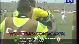 As Vita Club vs Zamalek d' Egypte 2-1 دوري أبطال أفريقيا  نادي أيه.أس.في VS. الزمالك  2 - 1