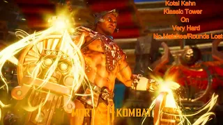 Mortal Kombat 11-Kotal Kahn Klassic Tower On Very Hard No Matches/ Rounds Lost