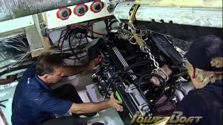 How to Repower 1984 Bayliner 3870 Diesel Engine Part 2 - PowerBoat TV