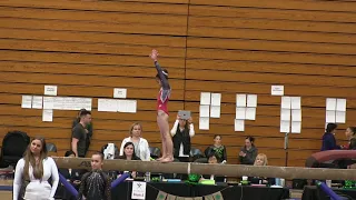 031718 Level 9 State Championships Beam 9.825 1st Place
