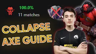 How Collapse has 100% Winrate with Axe