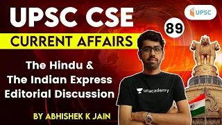 10:00 AM - UPSC CSE 2021 | The Hindu & Indian Express Editorial Analysis by Abhishek Jain