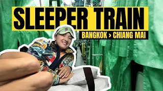 OVERNIGHT SLEEPER TRAIN | Bangkok to Chiang Mai In 2nd Class 🇹🇭