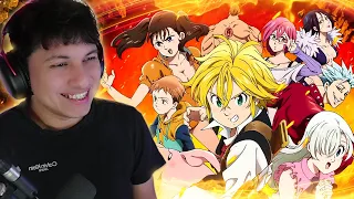 First Time Reacting to Seven Deadly Sins Openings (1-9) | Opening Reaction