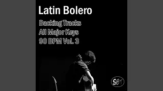Latin Bolero Guitar Backing Track in A Major, 90 BPM, Vol. 3