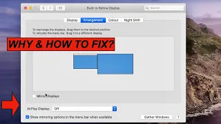 Airplay Display Off on MacBook - Why & How To Fix ?