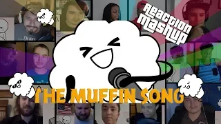 THE MUFFIN SONG (asdfmovie feat. Schmoyoho) REACTIONS MASHUP