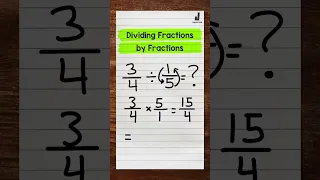 Dividing Fractions by Fractions | Math with Mr. J #Shorts