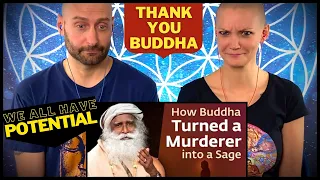 BUDDHA Story REACTION 📿😳 Sadhguru on How Gautama Buddha Transformed a MURDERER into a SAGE