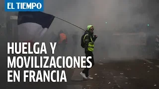 Huelga y movilizaciones masivas para decir "no" a reforma de pensiones en Francia