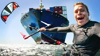 Big ships, SHARKS and the wind almost died! KEVVLOG