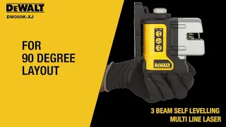 DEWALT DW089K-XJ | 3 BEAM LASER - MULTILINE