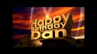 Happy Birthday Dan