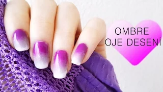 Ombre Oje Deseni Nasıl Yapılır? - Gradient Nail Art - onyuzmilyonoje