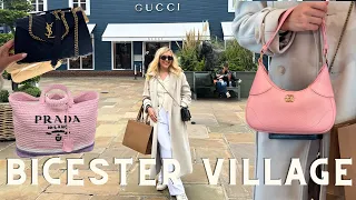 Luxury Shopping At Bicester Village! Bicester Village Designer Outlet Shopping Vlog - YSL, Gucci