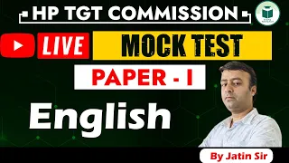 HP TGT Commission | Mock Test | Paper- I | English | CivilsTap Teaching Exams