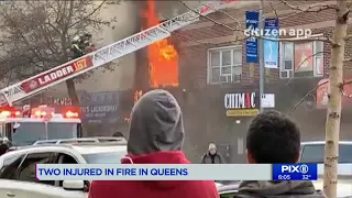 Woman, man critically injured in Queens fire