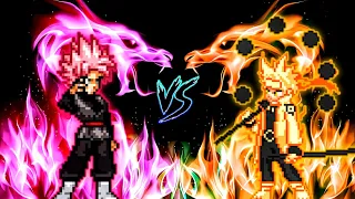 Goku Black Purgation OP (all form) VS Naruto Ashura OP in Jump Force Mugen