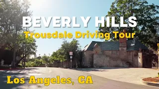 [4K] Beverly Hills 🌴 Trousdale Estates Neighborhood Driving Tour - Los Angeles, California, USA