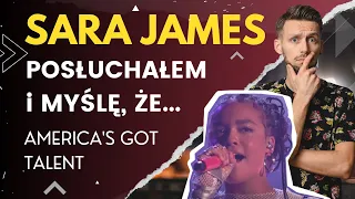 SARA JAMES - PrzeANALIZOWAŁEM Występ z AMERICA'S GOT TALENT