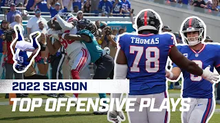 BEST Offensive Plays from the 2022 Season | New York Giants