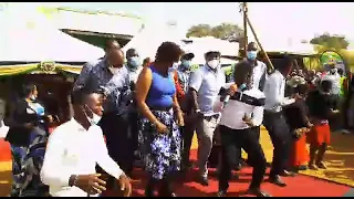 Governor ngilu dance with kitui mcas at kyuso