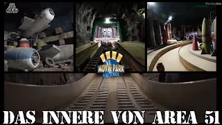 Das Innere von Area 51/ Bermuda Dreieck - Movie Park Germany - Backstage Reportage