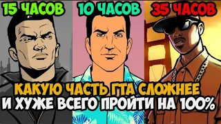 Какую часть GTA сложнее и хуже всего пройти на 100%