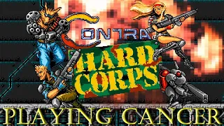 Contra Hard Corps: концовка 1 - 2 (Супермозг,Космическая база)