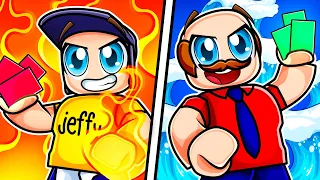 ELEMENTAL Jeffy vs ELEMENTAL Marvin in CARD BATTLES!