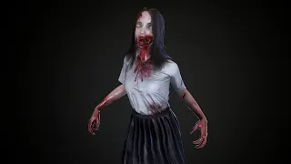 Zombie School Girl 01