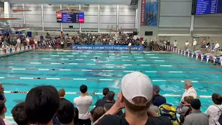 Logan Brown wins 100 Breast with an electrifying 53.68 | 100 Breast A Final | 2022 UIL 6A State