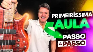 AULA 1 de BAIXO Nível zero - Passo à Passo - INICIANTE - FÁCIL