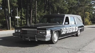 The GRIM REAPER Delivery Boy!-1979 Cadillac Hearse Review!