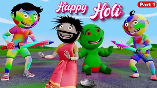 Pagal Bittu Sittu 175 | Holi Wala Cartoon | Happy Holi Cartoon | Bittu Sittu Toons | Cartoon Comedy