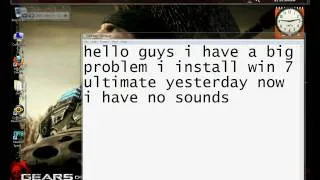 Windows 8 audio problem Fix (works windows 7)