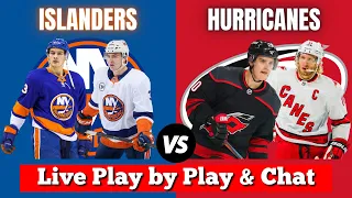 New York Islanders vs Carolina Hurricanes Live NHL Play by Play & Chat