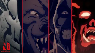 Monsters and Villains Compilation | BASTARD!! -Heavy Metal, Dark Fantasy- | Netflix Anime