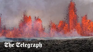 Icelandic volcano erupts after town evacuated