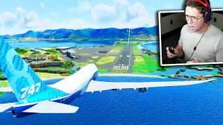 LANDING AT MAHO BEACH ST MAARTEN - Microsoft Flight Simulator - Part 15