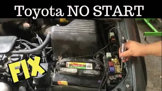 Toyota crank no start FIX