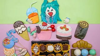 FRIDAY NIGHT FUNKIN' MIKU EATING CHOCOLATE CAKE MUKBANG ASMR | FNF ANIMATION MUKBANG (FNF mods)