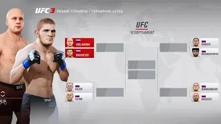 ГРАН-ПРИ ТУРНИР среди РОССИЙСКИХ БОЙЦОВ в UFC 3 ФЕДОР ЕМЕЛЬЯНЕНКО