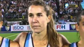 Las Leonas Campeonas del Mundo. HQ Final - Himno Argentino, Rosario 2010.flv