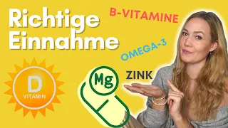 Supplements richtig einnehmen: TAGESZEIT, ABSTAND, WECHSELWIRKUNGEN & MEHR | Das solltest Du wissen