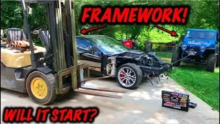 Rebuilding A Wrecked 2017 Corvette Z06 Part 2