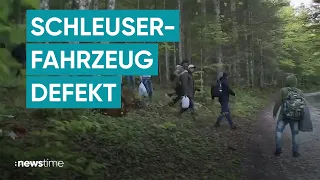 In Bayern mitten im Wald: Polizei greift in der Nacht Flüchtlinge auf