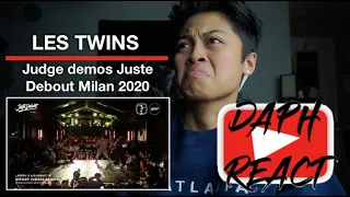 DAPH REACT: Les Twins - Judge demos Juste Debout Milan 2020 Reaction